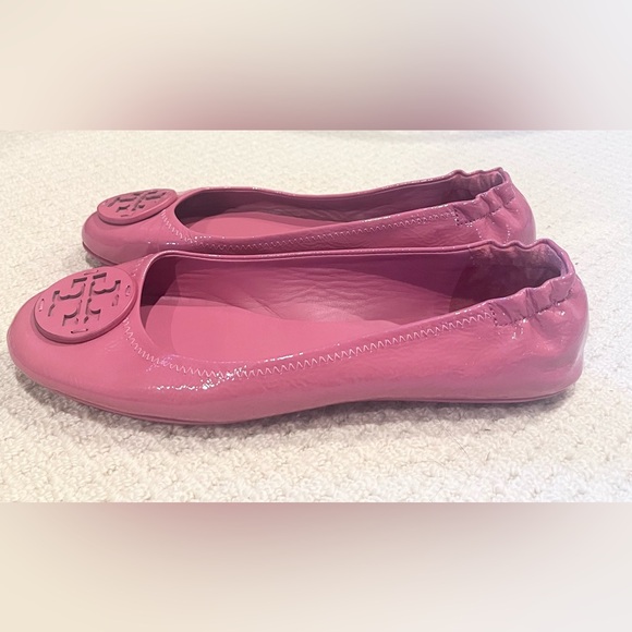 Tory Burch Minnie Travel Ballet Shoes - Washed Berry - Picture 3 of 6